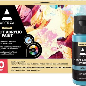 Arteza Zestaw farb akrylowych 60 ml 20 kolorów recenzja